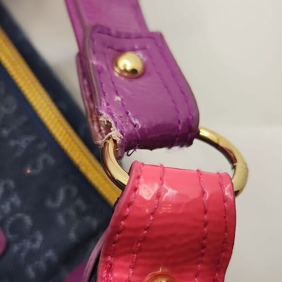 Victoria Secret With Love Vintage Denim Hobo Bag Womens‎ Purse Shoulder Bag - Picture 9 of 13